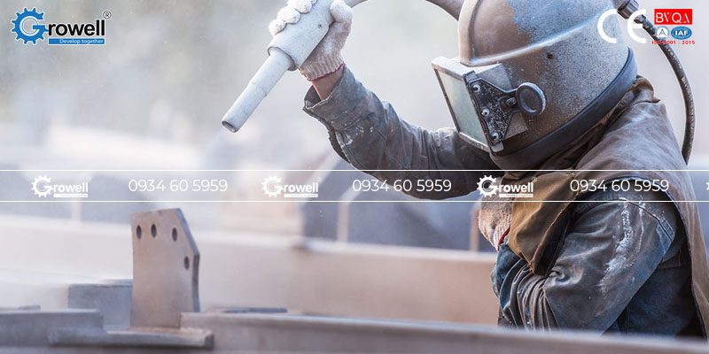 Máy bắn cát tẩy rỉ sét Máy bắn cát tẩy rỉ sét